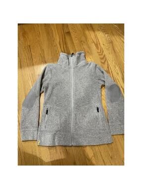 Women’s Lole Fleece Grey Jacket L Large full zip